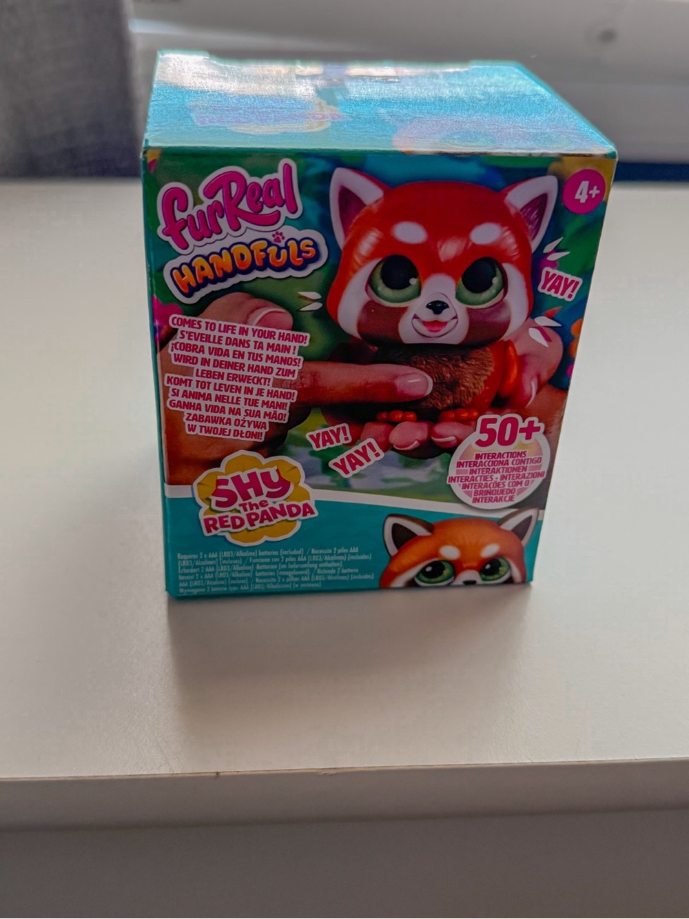 furReal Handfuls Shy the Red Panda Plush Pet Toy - Orange